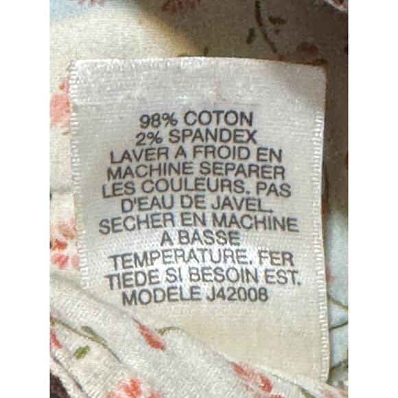 Guess Brown Corduroy Stretch Flare Low Rise Pants Jeans Y2K Style Women's 27 - Picture 12 of 14